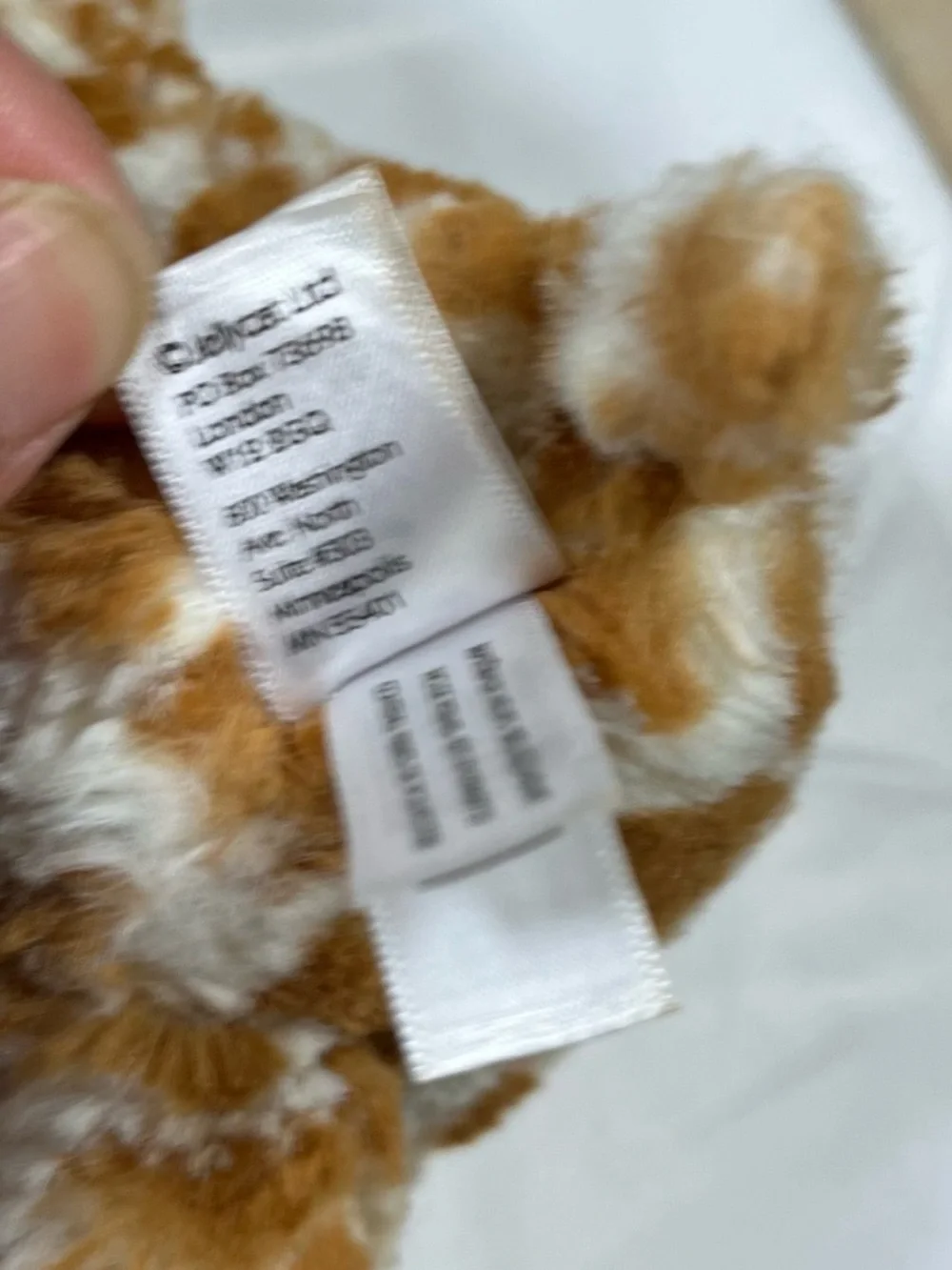 Retired Jellycat Bashful Giraffe Very Small Plush‎ Stuffed Animal 6”